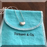 J14. Elsa Peretti for Tiffany bean necklace. 